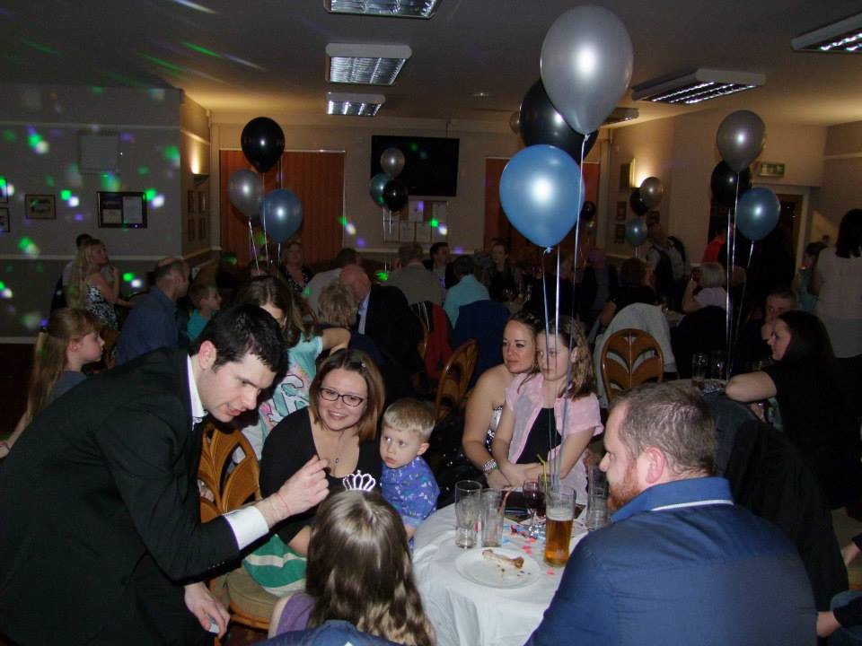 staffordshire magician performing at a party in stafford